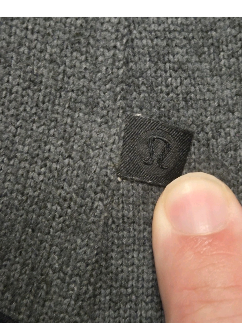 Lululemon Scuba Gray Womens 8 Hoodie Pullover Quarter Zip Knit Sweatshirt - Picture 7 of 7